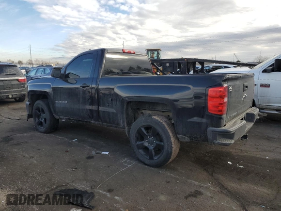 2015 Chevrolet Silverado 1500 Work Truck with VIN 1GCNKPEH2FZ409919, listed as a Copart auction lot 43023445 with 43,647 mi miles and Salvage Title. Bid and sale history available at carsss.com. Image 2.
