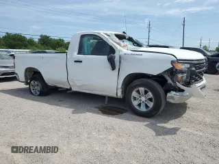 2024 Chevrolet Silverado 1500 Work Truck with VIN 3GCNAAED8RG381321, listed as a Copart auction lot 53080045 with 8,806 mi miles and Salvage Title. Bid and sale history available at carsss.com. Image 4.