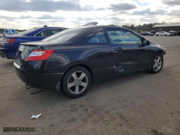 2008 Honda Civic Cpe EX-L with VIN 2HGFG12978H563398, listed as a Copart auction lot 85394144 with 183,300 mi miles and Salvage Title. Bid and sale history available at carsss.com. Image 3.