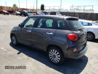 2014 FIAT 500L Easy with VIN ZFBCFABH6EZ027696, listed as a Copart auction lot 64708874 with 93,284 mi miles and Salvage Title. Bid and sale history available at carsss.com. Image 2.