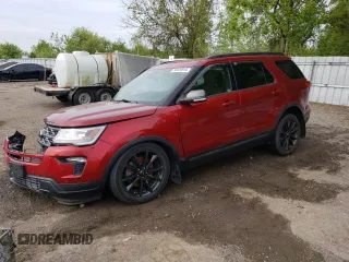 2018 Ford Explorer XLT z VIN 1FM5K8D80JGC46176, wystawiony jako Copart lot #58026915 z przebiegiem 125 655 mil mil oraz Czysty tytuł • Clean title. Historia ofert i sprzedaży dostępna na DreamBid. Obrazek 1.