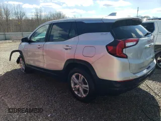 2022 GMC Terrain SLE with VIN 3GKALMEVXNL128557, listed as a Copart auction lot 47608065 with 43,595 mi miles and Salvage title. Bid and sale history available at DreamBid. Image 2.