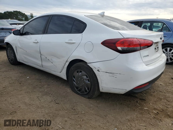 2017 Kia Forte LX with VIN 3KPFK4A70HE131732, listed as a Copart auction lot 46348735 with 155,165 mi miles and Salvage Title. Bid and sale history available at carsss.com. Image 2.