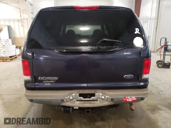 2000 Ford Excursion с VIN 1FMNU43L9YEE34533, выставлен на аукционе Copart как лот 71250094 с пробегом 164 764 миль миль и Чистый • Clean title. История ставок и продаж доступна на DreamBid. Изображение 6.