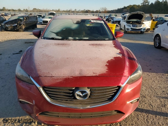 2016 Mazda Mazda6 i Touring with VIN JM1GJ1T53G1474859, listed as a Copart auction lot 87883185 with NaN miles and Salvage Title. Bid and sale history available at carsss.com. Image 5.