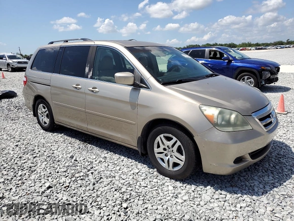 2006 Honda Odyssey EX z VIN 5FNRL38436B040218, wystawiony jako Copart lot #51318545 z przebiegiem 252 488 mil mil oraz Szkoda całkowita • Salvage title. Historia ofert i sprzedaży dostępna na DreamBid. Obrazek 4.