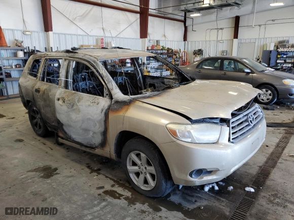 2008 Toyota Highlander with VIN JTEES41A282106993, listed as a Copart auction lot 46163615 with 0 mi miles and Non Repairable. Bid and sale history available at carsss.com. Image 4.