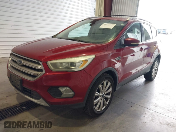 2017 Ford Escape Titanium with VIN 1FMCU9J91HUA32264, listed as a IAAI auction lot 42050273 with 201,128 mi miles. Bid and sale history available at carsss.com. Image 19.