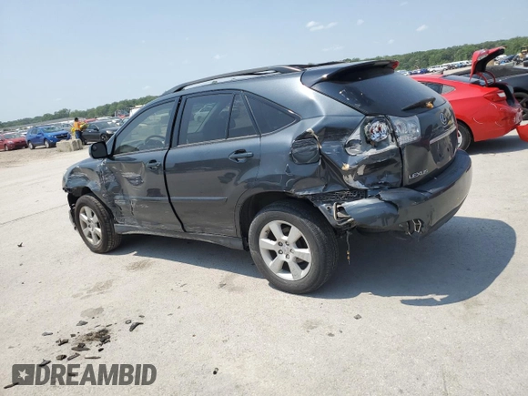 2007 Lexus RX 350 with VIN 2T2HK31U77C024338, listed as a Copart auction lot 59391825 with 196,238 mi miles and Salvage title. Bid and sale history available at DreamBid. Image 2.
