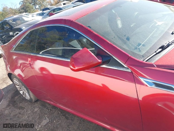 2011 Cadillac CTS Coupe Performance with VIN 1G6DJ1ED8B0154882, listed as a IAAI auction lot 40820898 with 1 mi miles. Bid and sale history available at carsss.com. Image 12.