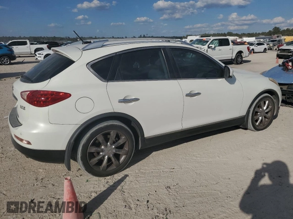2010 Infiniti EX Journey with VIN JN1AJ0HPXAM703394, listed as a Copart auction lot 77591604 with 128,319 mi miles and Salvage Title. Bid and sale history available at DreamBid. Image 3.