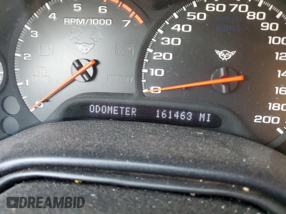 1998 Chevrolet Corvette with VIN 1G1YY32G1W5115170, listed as a Copart auction lot 75190254 with 161,463 mi miles and Salvage Title. Bid and sale history available at carsss.com. Image 9.