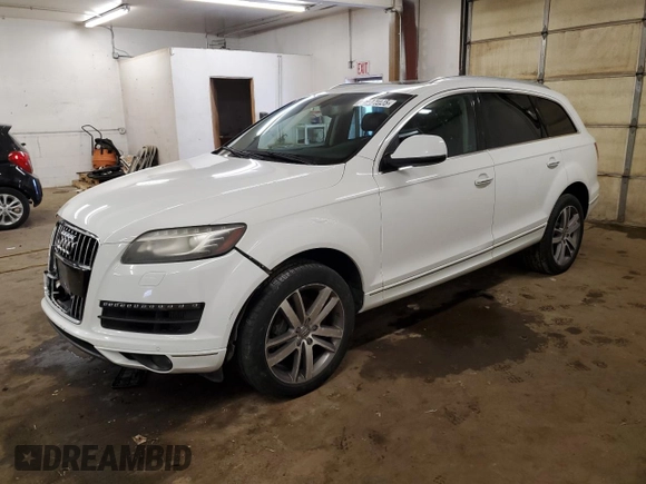 2014 Audi Q7 3.0L TDI Prestige with VIN WA1VMAFEXED000746, listed as a Copart auction lot 88471025 with 169,679 mi miles and Salvage Title. Bid and sale history available at carsss.com. Image 1.