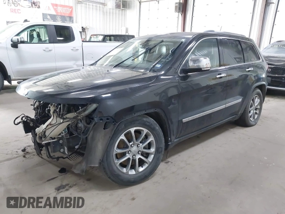 2013 Jeep Grand Cherokee Overland with VIN 1C4RJFCT7DC524005, listed as a IAAI auction lot 42116097 with 126,942 mi miles. Bid and sale history available at carsss.com. Image 17.