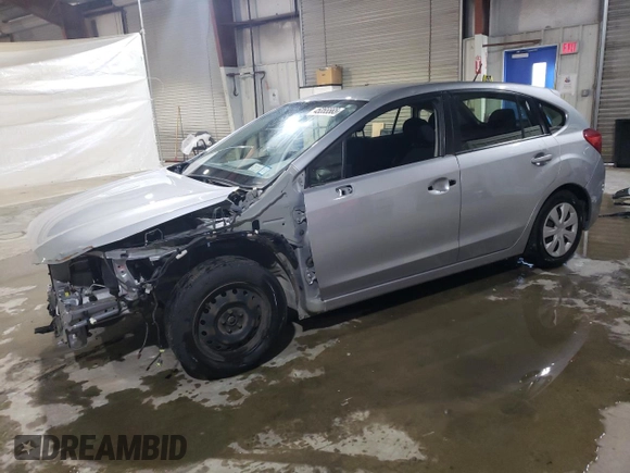 2015 Subaru Impreza 2.0i z VIN JF1GPAA66FG301140, wystawiony jako Copart lot #45355565 z przebiegiem 59 645 mil mil oraz Szkoda całkowita • Salvage title. Historia ofert i sprzedaży dostępna na DreamBid. Obrazek 1.