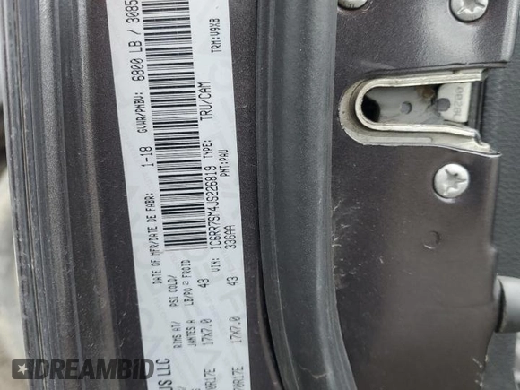 2018 Ram 1500 Tradesman с VIN 1C6RR7SM4JS226819, выставлен на аукционе Copart как лот 53679485 с пробегом 136 973 миль миль и На запчасти • Non repairable. История ставок и продаж доступна на DreamBid. Изображение 12.