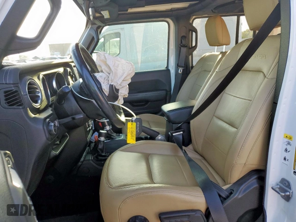 2019 Jeep Wrangler Unlimited Sahara z VIN 1C4HJXEG8KW527198, wystawiony jako Copart lot #60043115 z przebiegiem Nie podano mil oraz Szkoda całkowita • Salvage title. Historia ofert i sprzedaży dostępna na DreamBid. Obrazek 7.