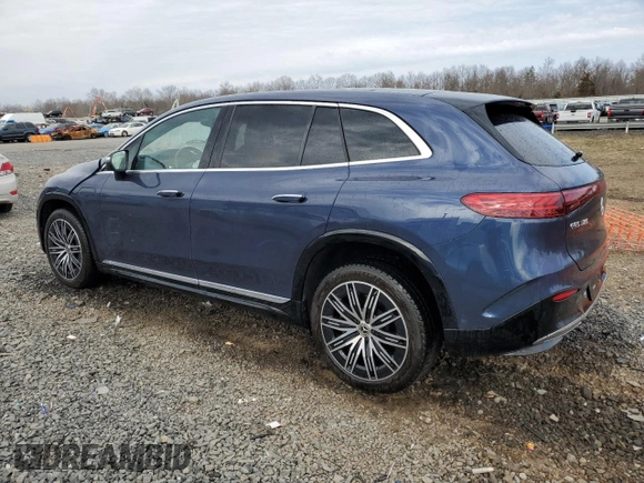 2023 Mercedes-Benz EQS 580 z VIN 4JGDM4EB1PA005571, wystawiony jako Copart lot #48388705 z przebiegiem Nie podano mil oraz Szkoda całkowita • Salvage title. Historia ofert i sprzedaży dostępna na DreamBid. Obrazek 2.