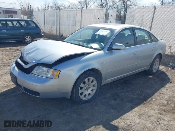1999 Audi A6 with VIN WAUBA34BXXN017532, listed as a IAAI auction lot 41787556 with 103,439 mi miles. Bid and sale history available at carsss.com. Image 2.