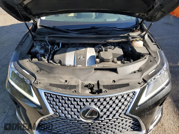 2021 Lexus RX 350 with VIN 2T2JZMDA8MC300445, listed as a Copart auction lot 55858515 with 42,754 mi miles and Salvage title. Bid and sale history available at DreamBid. Image 12.