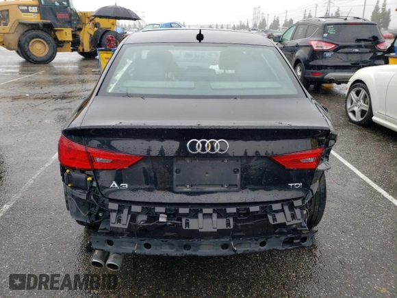 2015 Audi A3 2.0 TDI Premium with VIN WAUAJGFF5F1068235, listed as a Copart auction lot 43610933 with 176,242 mi miles. Bid and sale history available at carsss.com. Image 6.