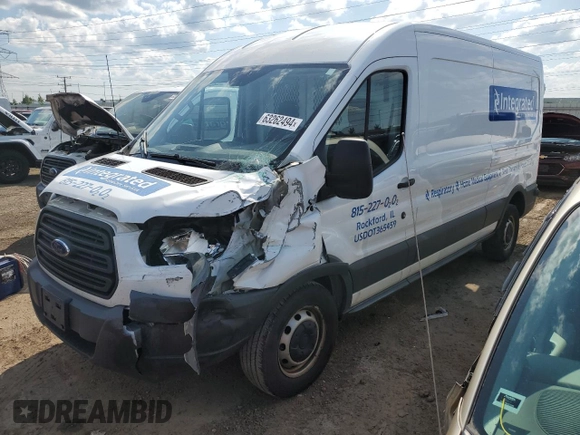 2015 Ford Transit with VIN 1FTSW2CG7FKB15669, listed as a Copart auction lot 48441185 with 193,707 mi miles and Salvage Title. Bid and sale history available at DreamBid. Image 1.