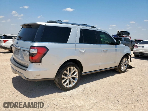 2018 Ford Expedition Limited with VIN 1FMJU1KT5JEA59034, listed as a Copart auction lot 60068325 with 98,898 mi miles and Salvage title. Bid and sale history available at DreamBid. Image 3.