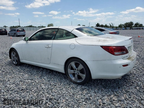 2010 Lexus IS with VIN JTHFE2C29A2504653, listed as a Copart auction lot 53067815 with Not Provided miles and Salvage Title. Bid and sale history available at carsss.com. Image 2.
