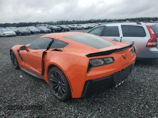 2019 Chevrolet Corvette Z06 2LZ with VIN 1G1YS2D67K5600391, listed as a Copart auction lot 73743904 with 0 mi miles and Salvage Title. Bid and sale history available at carsss.com. Image 2.