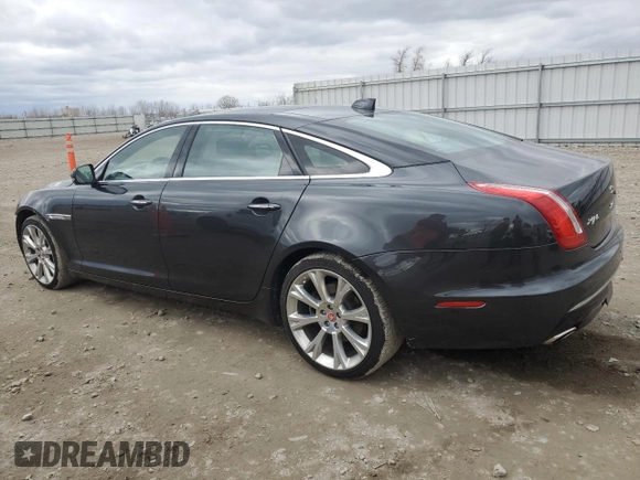 2018 Jaguar XJ Portfolio with VIN SAJWJ2GD9J8W15744, listed as a Copart auction lot 46645935 with 54,185 mi miles and Clean Title. Bid and sale history available at DreamBid. Image 2.