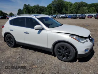 2012 Infiniti EX Journey with VIN JN1AJ0HP8CM401282, listed as a Copart auction lot 58507434 with 161,088 mi miles and Salvage Title. Bid and sale history available at DreamBid. Image 4.