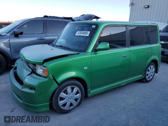 2006 Scion xB with VIN JTLKT324864070787, listed as a Copart auction lot 42834885 with 153,627 mi miles and Salvage Title. Bid and sale history available at carsss.com. Image 1.