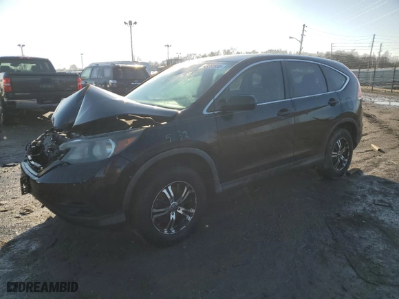 2014 Honda CR-V LX with VIN 3CZRM3H34EG716988, listed as a Copart auction lot 46251695 with 119,054 mi miles and Salvage Title. Bid and sale history available at carsss.com. Image 1.