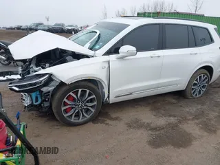2023 Cadillac XT6 AWD Sport with VIN 1GYKPHRS1PZ155437, listed as a IAAI auction lot 41758495 with 22,949 mi miles. Bid and sale history available at carsss.com. Image 2.