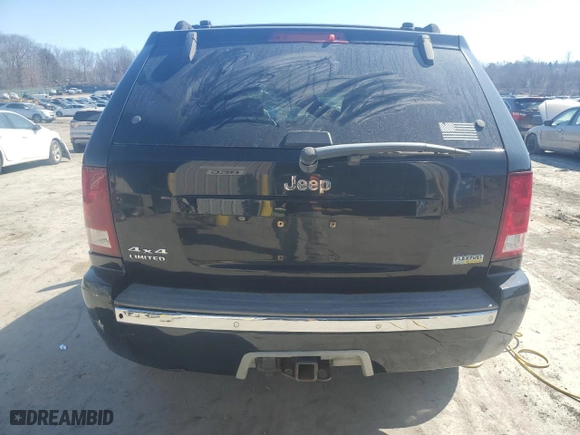 2007 Jeep Grand Cherokee Limited with VIN 1J8HR58P57C614549, listed as a Copart auction lot 48476745 with 0 mi miles and Salvage Title. Bid and sale history available at carsss.com. Image 6.