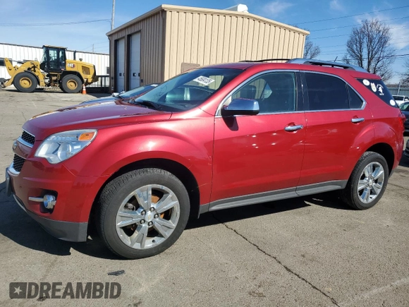 2013 Chevrolet Equinox LTZ with VIN 2GNFLFE35D6167112, listed as a Copart auction lot 45604135 with 137,431 mi miles and Clean Title. Bid and sale history available at carsss.com. Image 1.