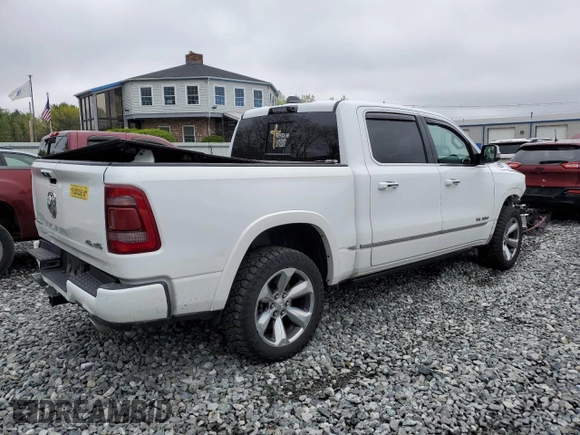 2022 Ram 1500 Limited with VIN 1C6SRFHM6NN195497, listed as a Copart auction lot 54823035 with 69,062 mi miles and Salvage title. Bid and sale history available at DreamBid. Image 3.