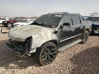 2007 Cadillac Escalade EXT with VIN 3GYFK62877G300435, listed as a Copart auction lot 47247095 with 0 mi miles and Salvage Title. Bid and sale history available at carsss.com. Image 1.