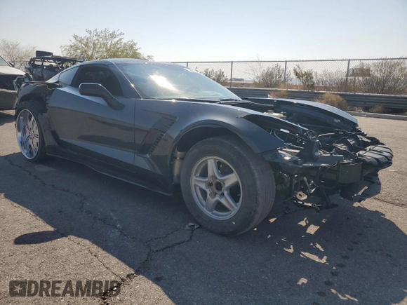 2019 Chevrolet Corvette Z06 3LZ with VIN 1G1YU2D66K5602899, listed as a Copart auction lot 70591644 with 0 mi miles and Salvage Title. Bid and sale history available at carsss.com. Image 4.