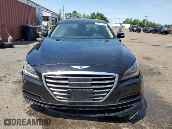 2017 Genesis G80 3.8L with VIN KMHGN4JE9HU175302, listed as a Copart auction lot 59144765 with 133,609 mi miles and Salvage title. Bid and sale history available at DreamBid. Image 5.