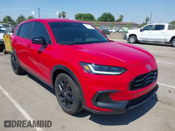 2024 Honda HR-V Sport with VIN 3CZRZ2H53RM728067, listed as a IAAI auction lot 42139736 with 24,451 mi miles and . Bid and sale history available at DreamBid. Image 1.