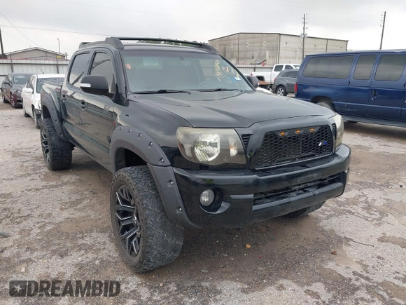 2011 Toyota Tacoma PreRunner with VIN 3TMJU4GNXBM114010, listed as a IAAI auction lot 41968164 with 297,640 mi miles and . Bid and sale history available at DreamBid. Image 1.