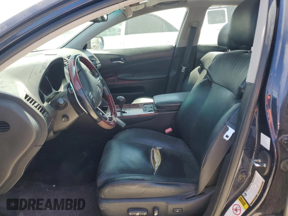 2006 Lexus GS 300 z VIN JTHCH96S360019894, wystawiony jako Copart lot #59240945 z przebiegiem Nie podano mil oraz Czysty tytuł • Clean title. Historia ofert i sprzedaży dostępna na DreamBid. Obrazek 7.