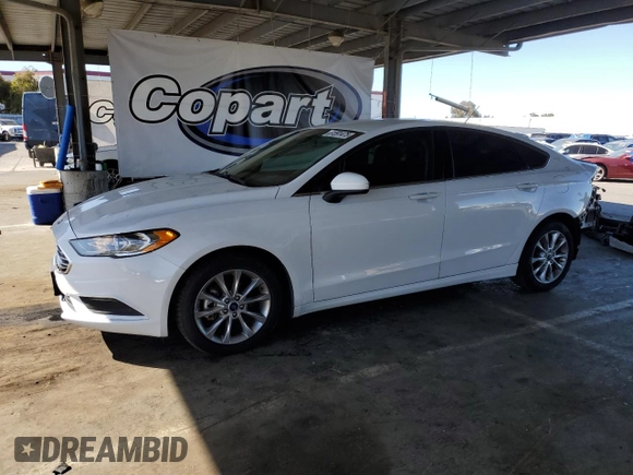2017 Ford Fusion Hybrid SE with VIN 3FA6P0LU3HR385463, listed as a Copart auction lot 61591475 with 117,468 mi miles and Salvage title. Bid and sale history available at DreamBid. Image 1.