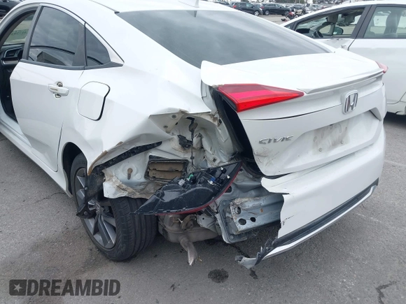 2019 Honda Civic Sedan EX with VIN JHMFC1F36KX006385, listed as a IAAI auction lot 41758211 with 89,666 mi miles. Bid and sale history available at carsss.com. Image 6.