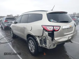2015 Chevrolet Traverse LT with VIN 1GNKVHKD3FJ119583, listed as a IAAI auction lot 41737718 with 111,630 mi miles and . Bid and sale history available at DreamBid. Image 3.