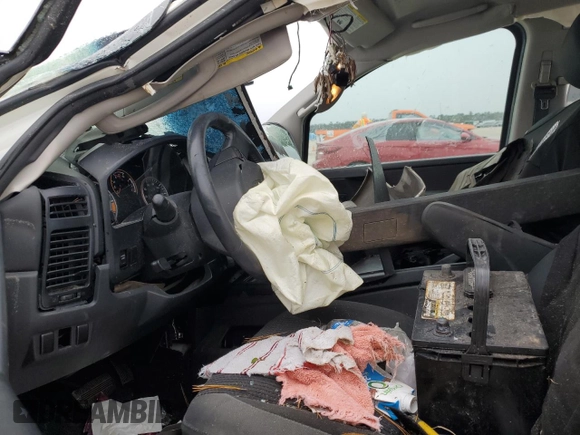 2010 Nissan Titan SE with VIN 1N6BA0ED6AN312861, listed as a Copart auction lot 88127865 with 166,205 mi miles and Salvage Title. Bid and sale history available at carsss.com. Image 7.
