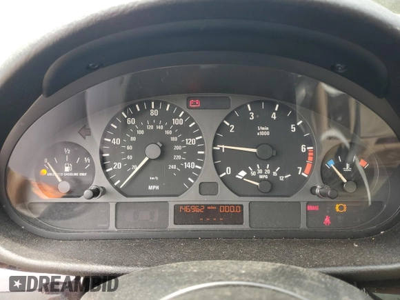 2000 BMW 3 Series 328i with VIN WBAAM5345YEJ42280, listed as a Copart auction lot 54109165 with 146,962 mi miles and Clean Title. Bid and sale history available at carsss.com. Image 9.