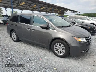 2017 Honda Odyssey EX-L with VIN 5FNRL5H62HB007324, listed as a Copart auction lot 54594405 with 160,638 mi miles and Clean Title. Bid and sale history available at DreamBid. Image 4.