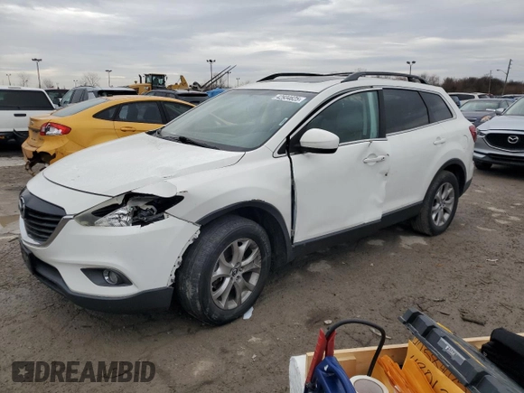 2015 Mazda CX-9 Touring z VIN JM3TB3CV3F0450354, wystawiony jako Copart lot #42934625 z przebiegiem Nie podano mil oraz Szkoda całkowita • Salvage title. Historia ofert i sprzedaży dostępna na DreamBid. Obrazek 1.